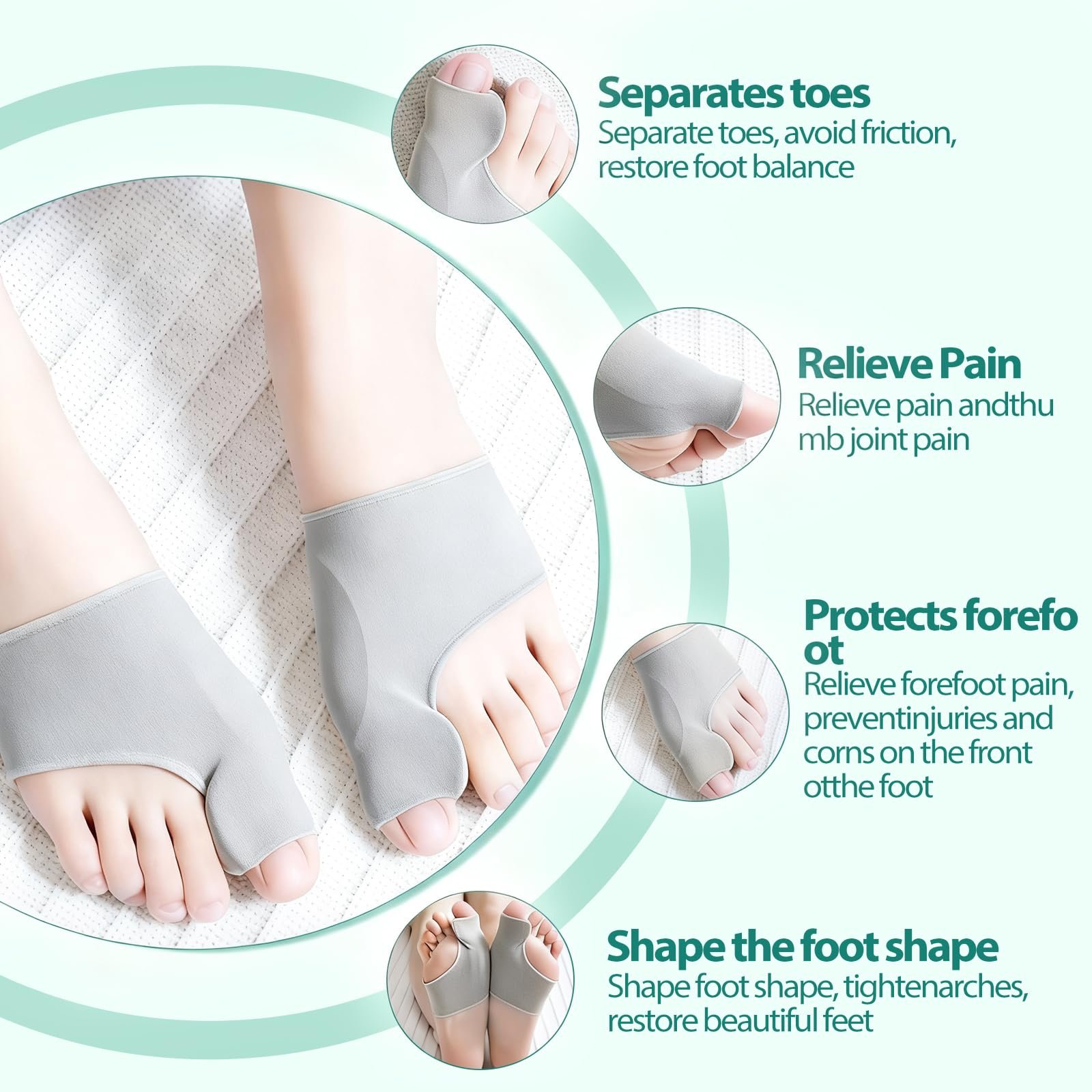 Шкарпетки Hallux Valgus, Коригувальна пов'язка Hallux Valgus, фото №3