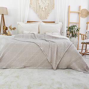 Покривало Super King Size Milam London Joanna Collection Бежевий, 250x280см synthetic.ua - Фото 1