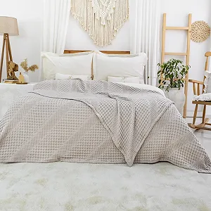 Покривало Super King Size Milam London Joanna Collection Бежевий, 250x280см synthetic.ua - Фото 1