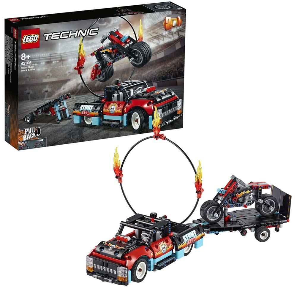 Конструктор LEGO Technic Шоу трюков на грузовиках и мотоциклах 42106, фото №1