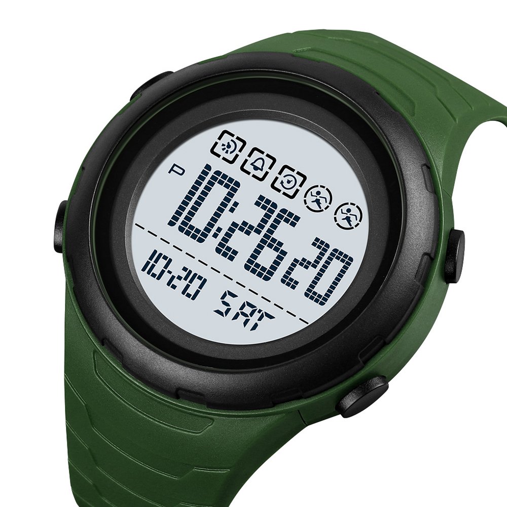Годинник Skmei 1674 Army Green-white, фото №2