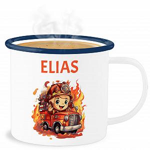 Емальована Кружка Tin Cup - Пожежна Бригада - 300 мл - Фото 1