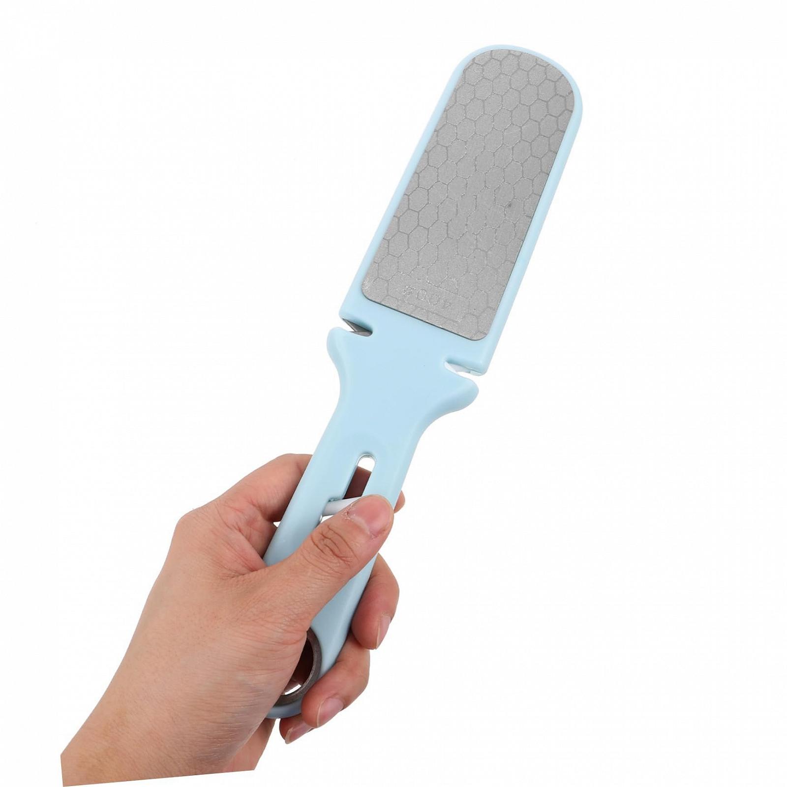 Точильный камень с держателем профессиональный ручной портативный PP Небесно-голубой, фото №4
