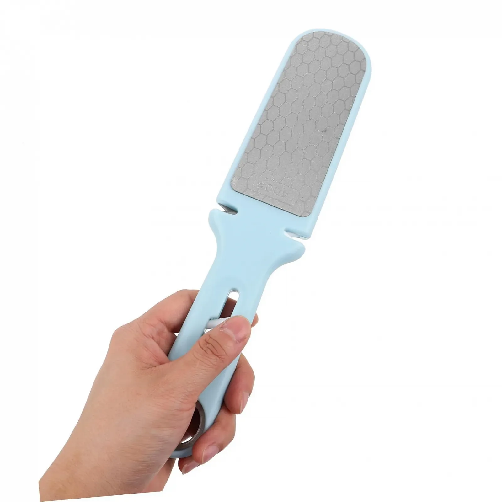 Точильный камень с держателем профессиональный ручной портативный PP Небесно-голубой, фото №4