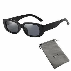 Солнцезащитные очки JCUGSBS Женские Винтажные Прямоугольные Солнцезащитные очки 90-х - Фото 1