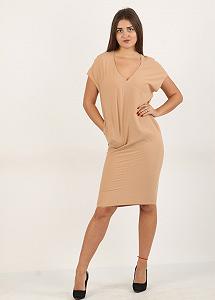 Платье MOZAH S Бежевый (ND-15142-Beige) - Фото 1