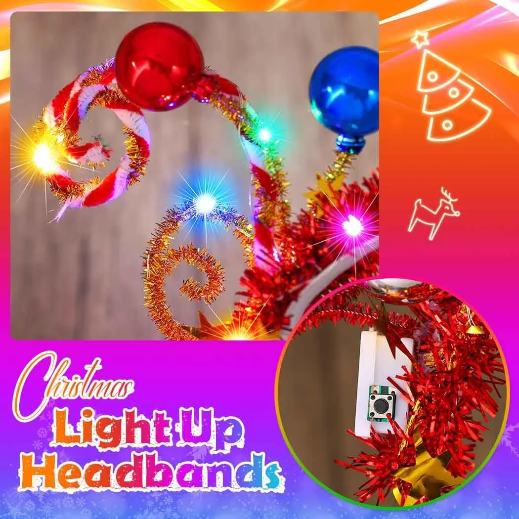 Рождественский Обруч на Главу LED, фото №3 Рождественский Обруч на Главу LED, фото №3