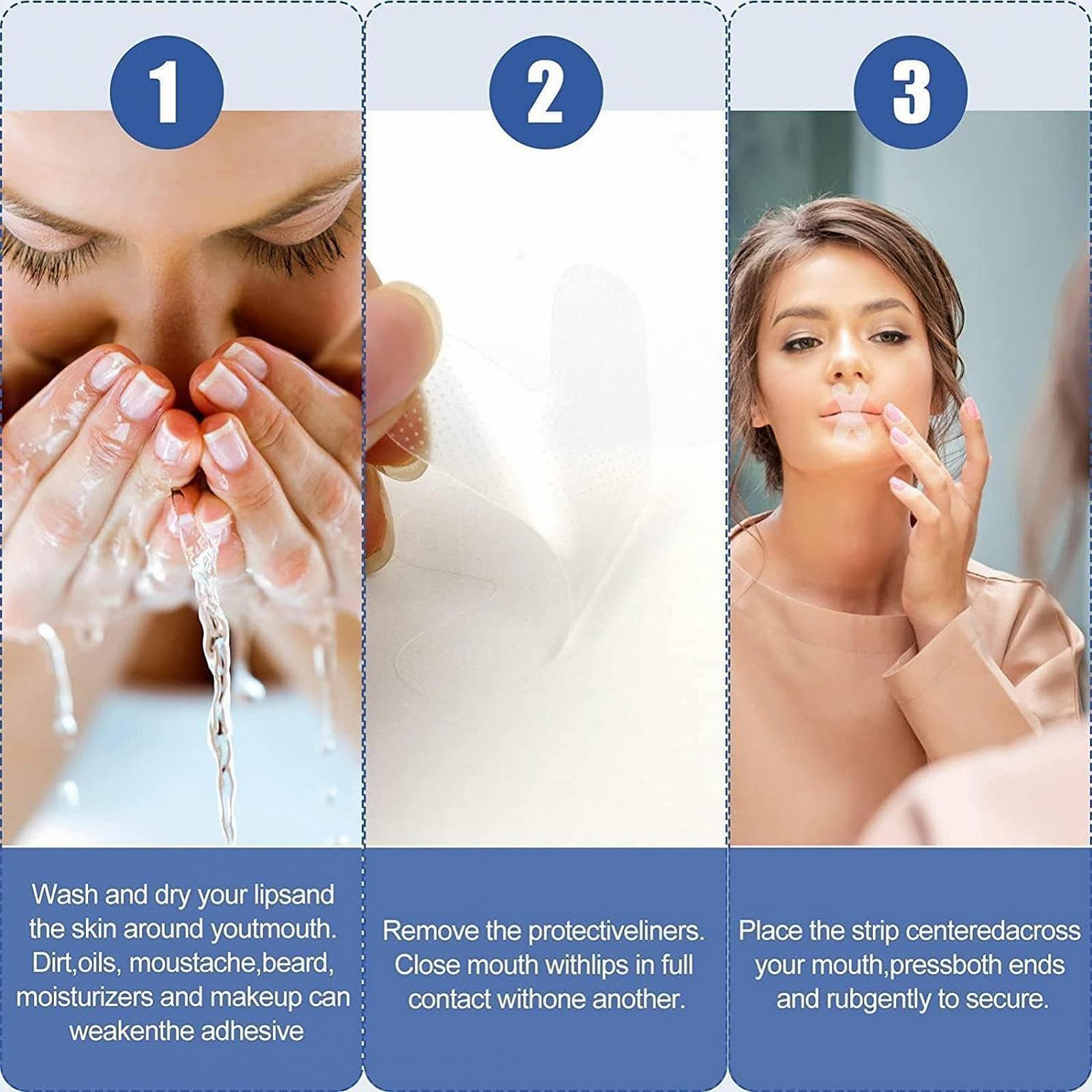 Смужки від хропіння Fulenyi для рота, 30 штук, X-подібні, фото №3