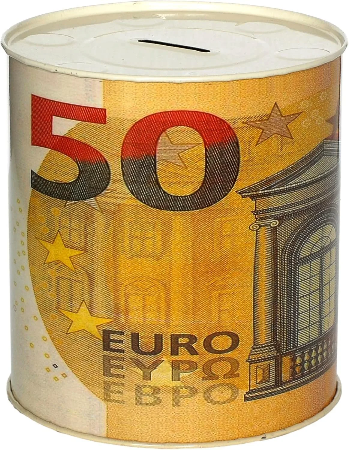 Скарбничка металева XXL 19x15 см випадкова банкнота, фото №5