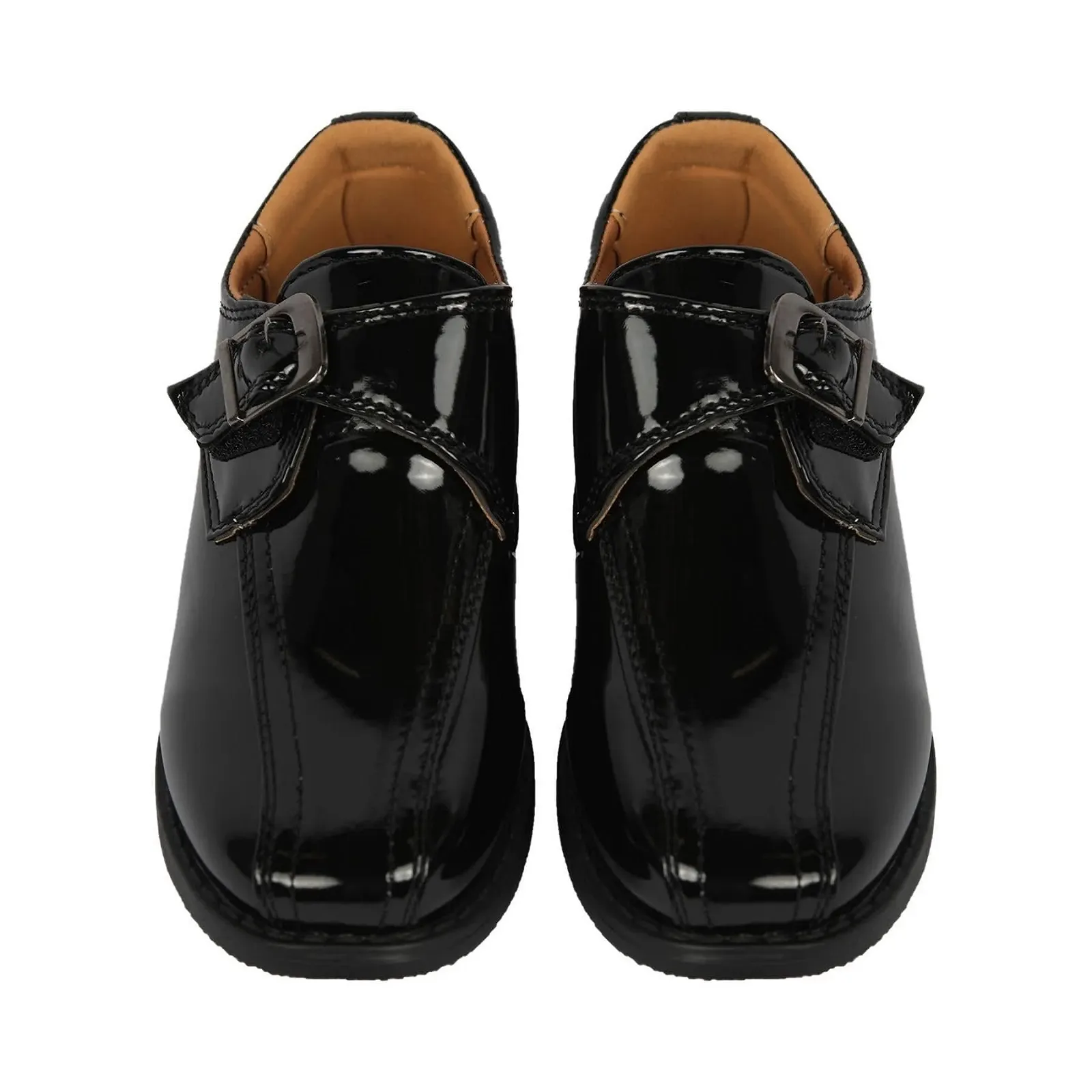 Туфли для мальчиков A2Z 4 Kids Школьные туфли для старших детей, смарт, формальные, праздничные туфли с ремешком и пряжкой, удобные свадебные туфли для школы, нескользящие, повседневные спортивные кроссовки, плоские для ходьбы, фото №3