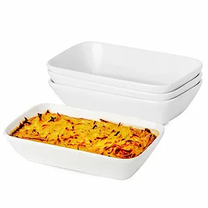 Купити Набір форм для запікання 4 шт. прямокутні порцелянові 400 мл 18 см - Фото 1 Набір форм для запікання 4 шт. прямокутні порцелянові 400 мл 18 см - Фото 1