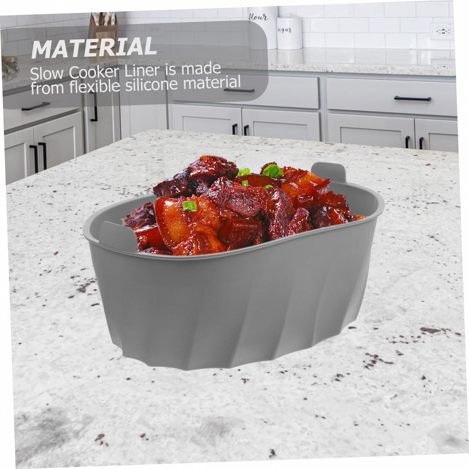 Вставка Cabilock 6-7qt Медленноварка Вставка Силикон, фото №6 Вставка Cabilock 6-7qt Медленноварка Вставка Силикон, фото №6