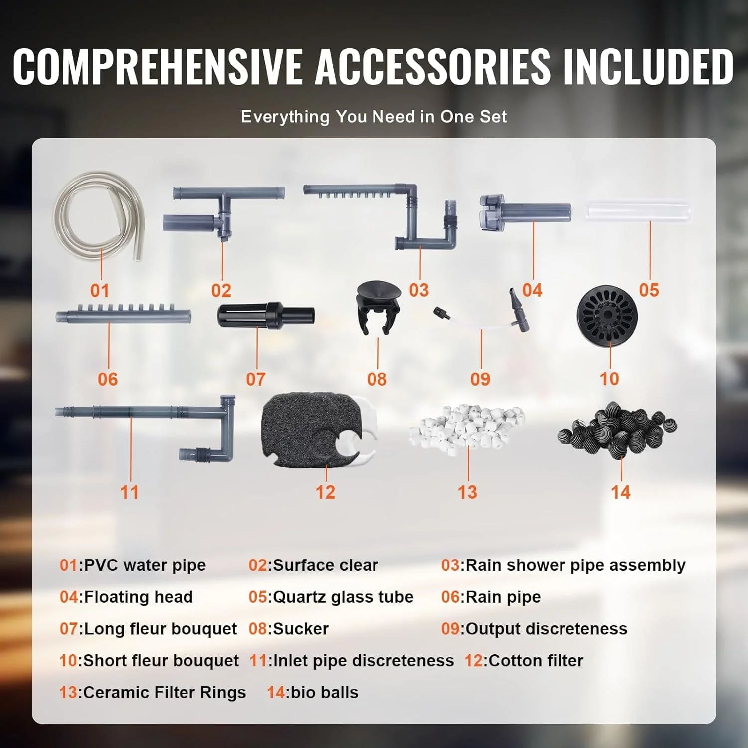 Акваріумний фільтр VEVOR AQ-903F-UV Grey, фото №6 Акваріумний фільтр VEVOR AQ-903F-UV Grey, фото №6