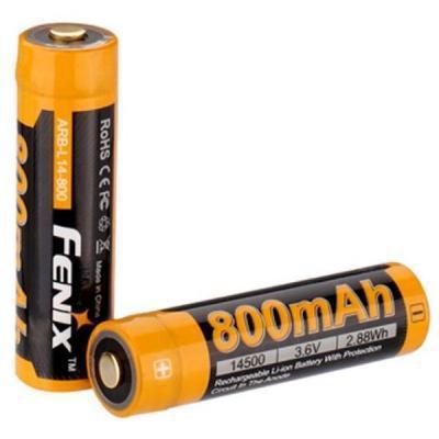 Аккумулятор Fenix 14500 Fenix 800 mAh Li-ion (ARB-L14-800), фото №1