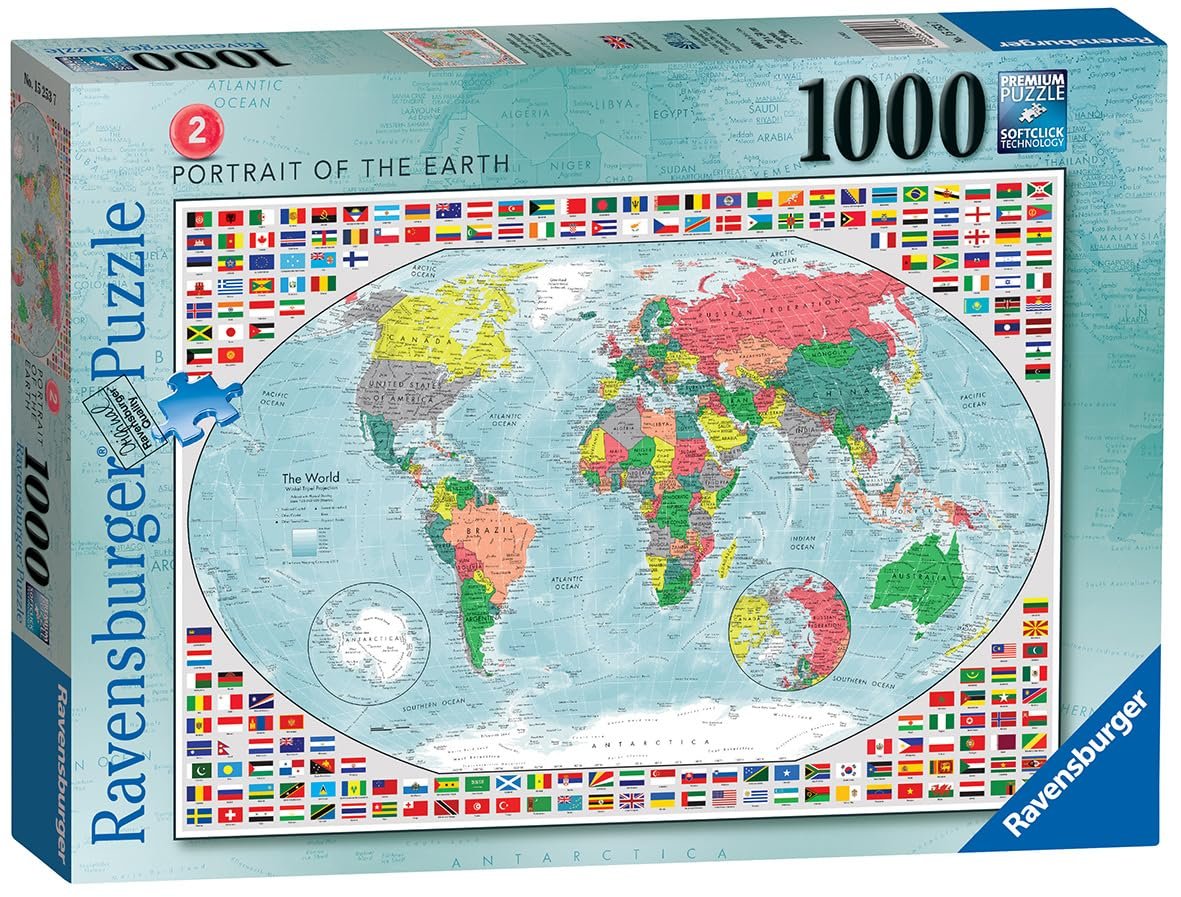 Пазл Ravensburger Portrait of The Earth 1000 элементов 70 x 50 см от 12 лет, фото №1