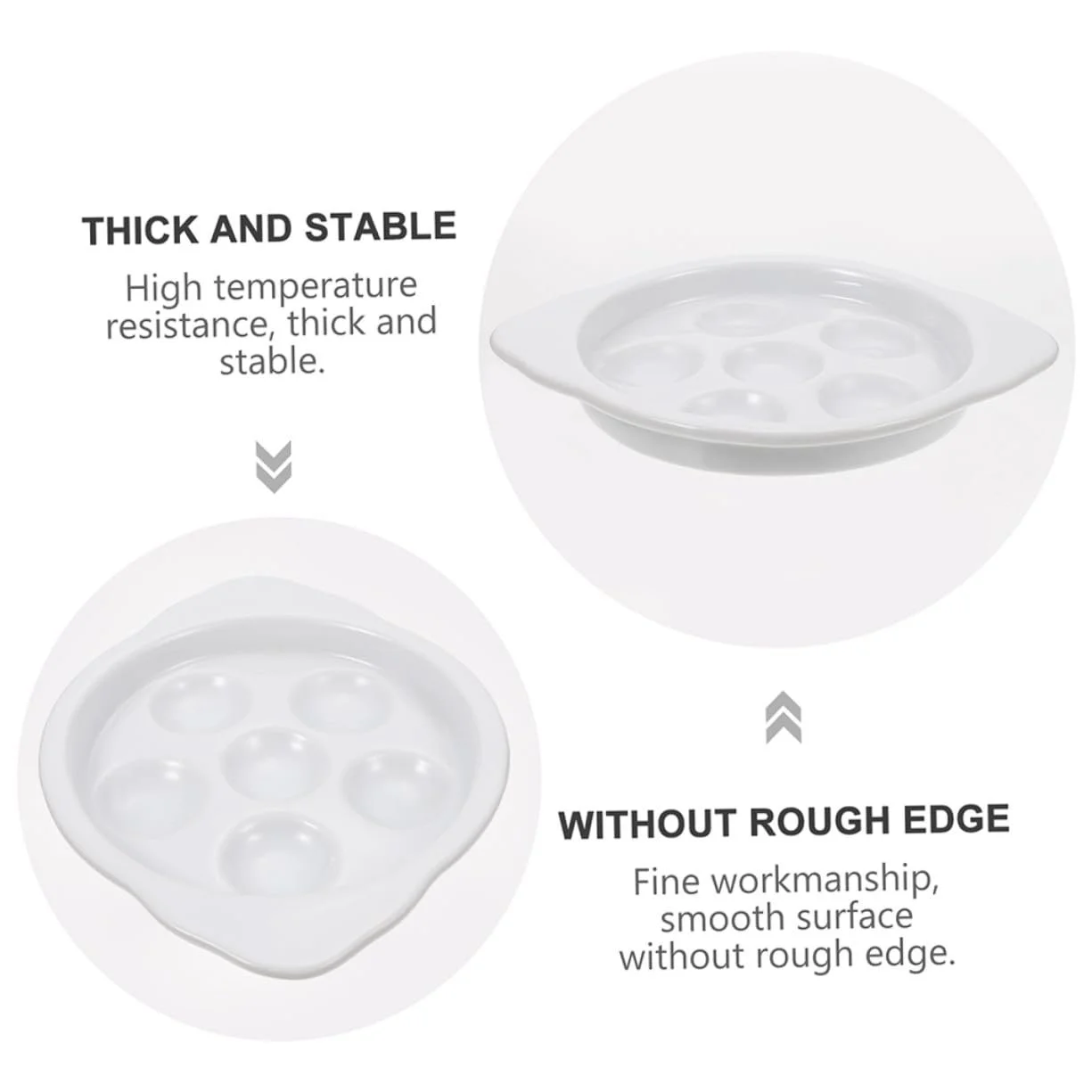 Форма для запекания улиток керамическая с ручками 7 дюймов 2 шт., фото №3 Форма для запекания улиток керамическая с ручками 7 дюймов 2 шт., фото №3