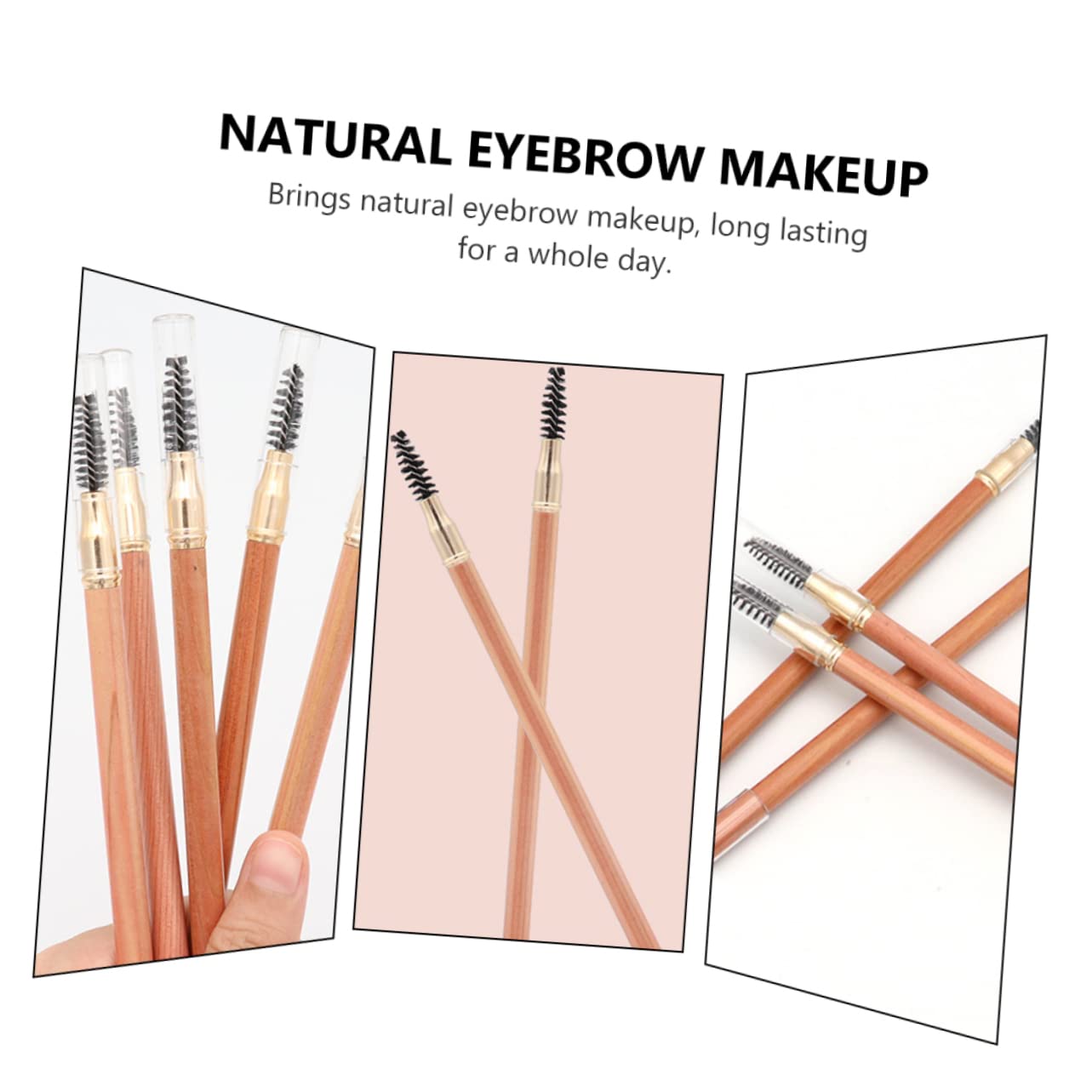 Карандаш для бровей Beaupretty 2st Двусторонний с кистью Деревянный Водостойкий, фото №2 Карандаш для бровей Beaupretty 2st Двусторонний с кистью Деревянный Водостойкий, фото №2