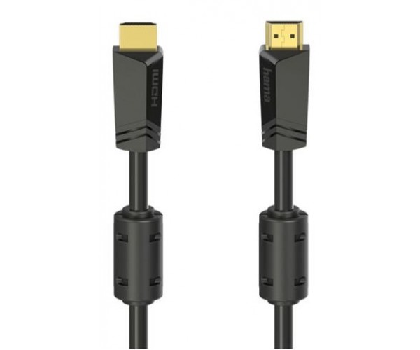 HAMA Кабель HDMI 4K Ethernet Gold 10 m Black, фото №1