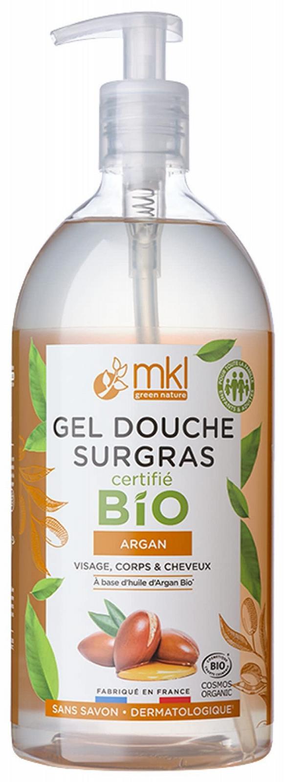 Органічний гель для душу MKL Green Nature Argan 1 л, фото №1