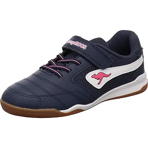 Кросівки KangaROOS Kid Indoor Low Cut Kids 10990 Чорний/Білий - Фото 1