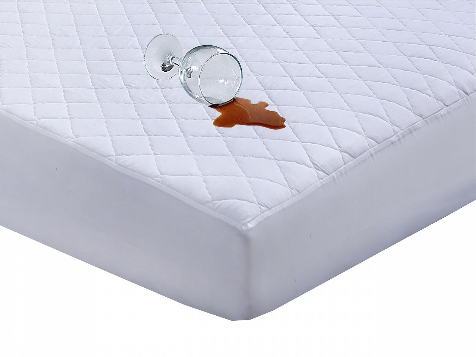 Водонепроницаемый протектор для матраса Double 30 см Extra Deep Fitted Sheet Ultra Soft Quilted Hypoallergenic Noiseless Breathable Mattress Cover Белый, Single, фото №6