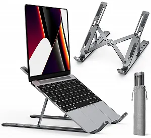 Підставка для ноутбука ivoler, регульована по висоті на 6 рівнів, складана алюмінієва - Фото 1