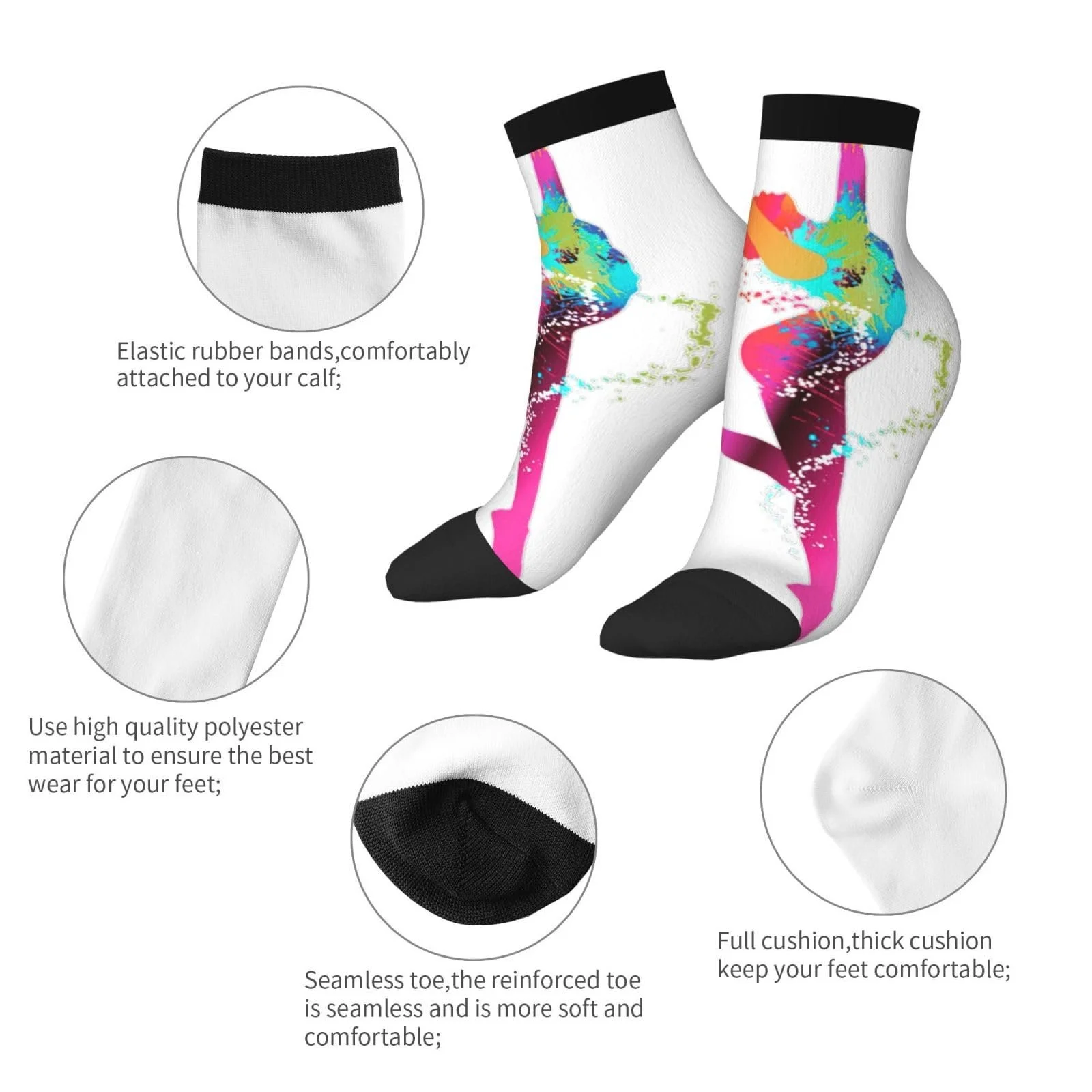 Шкарпетки SSIMOO Модні, Жіночі, універсальний розмір, фото №6