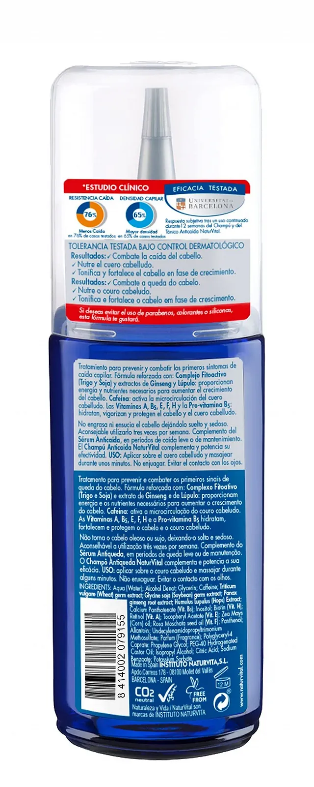 Тоник Nature and Life Против выпадения волос 200 мл, фото №2 Тоник Nature and Life Против выпадения волос 200 мл, фото №2