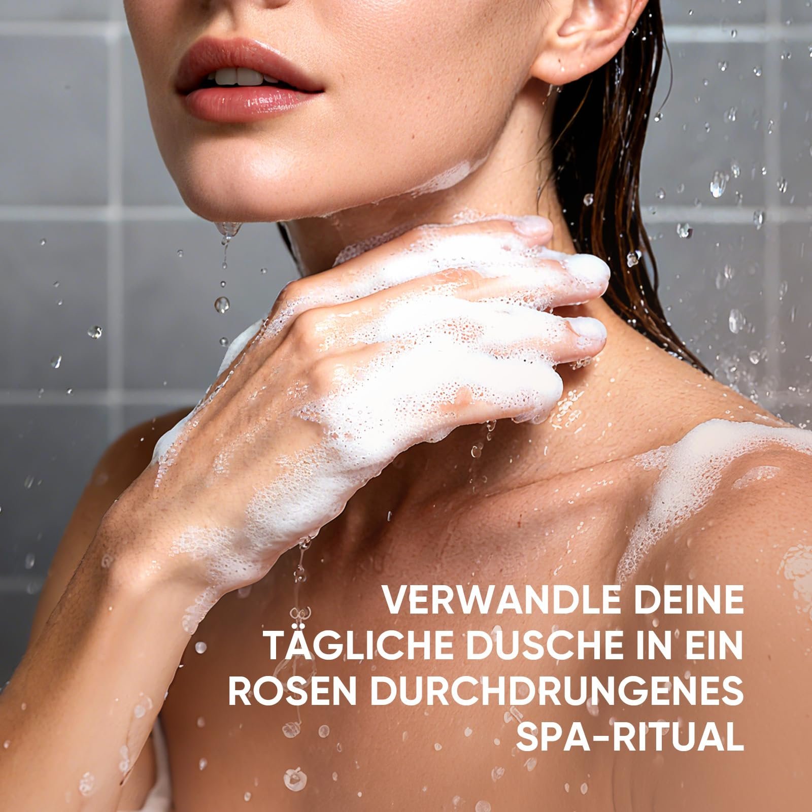 Гель для душу Rose Elixir зволожувальний з потрійною формулою троянди 200 мл, фото №6