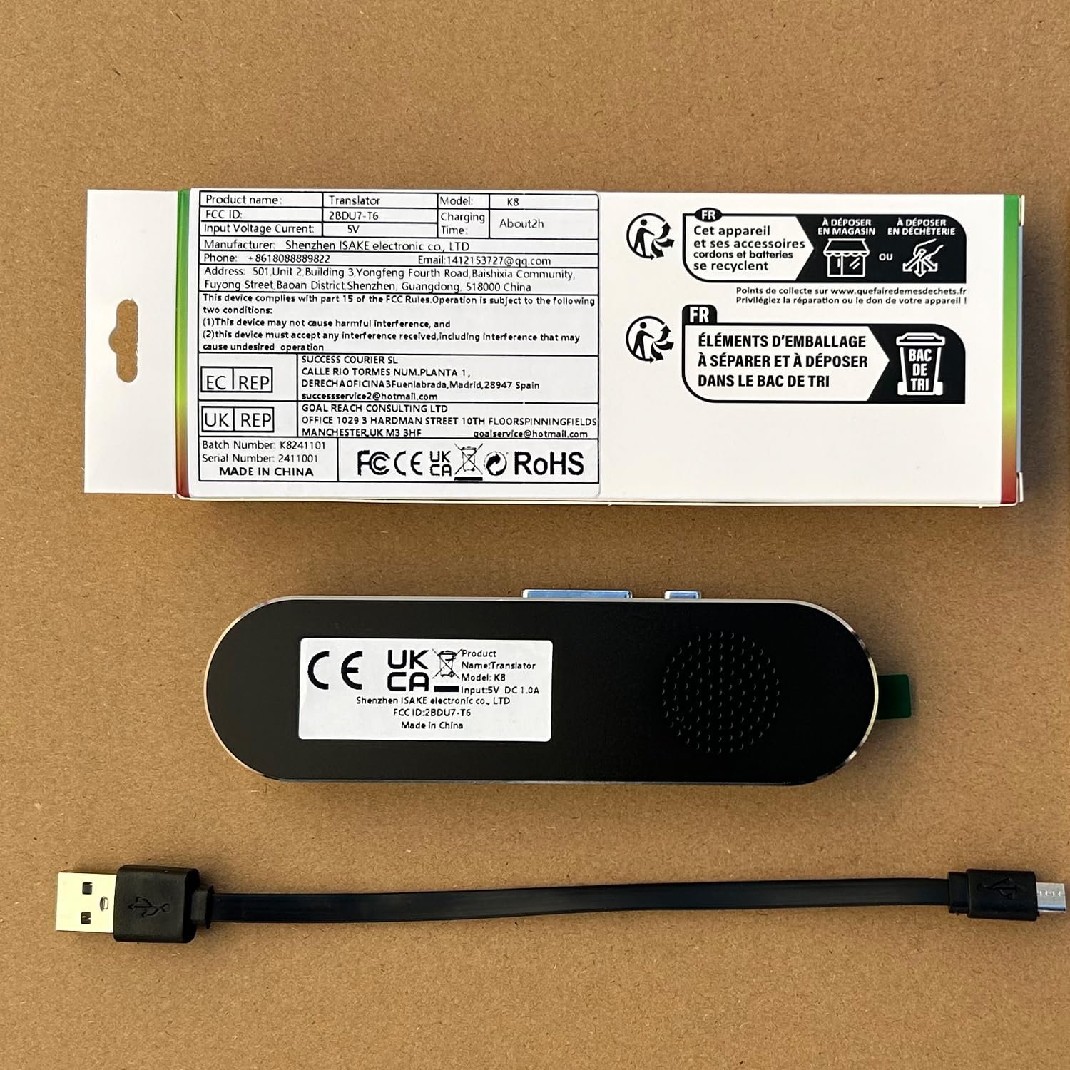 Устройство голосового перевода, портативное двустороннее, фото №3 Устройство голосового перевода, портативное двустороннее, фото №3