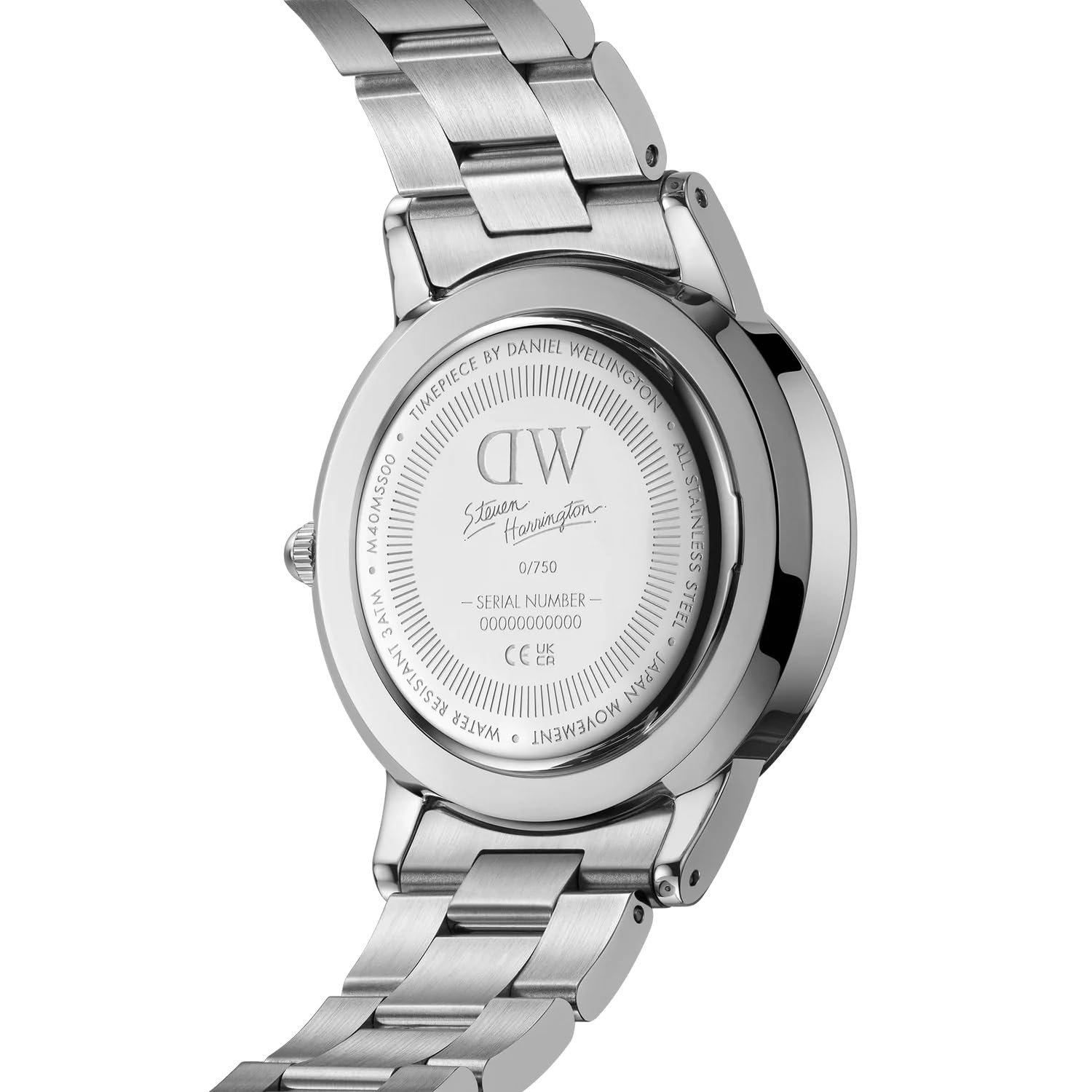 Унісекс Годинник Daniel Wellington Iconic Link Steven Harrington DW00100734, Срібний, Різнокольоровий, 20 мм, фото №3