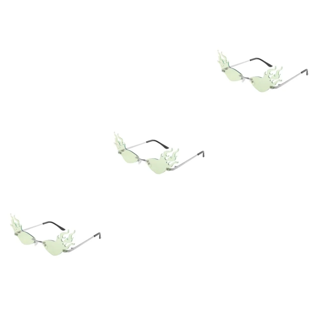 Солнцезащитные очки PACKOVE 3St декоративные Око Унисекс Металлик, фото №1