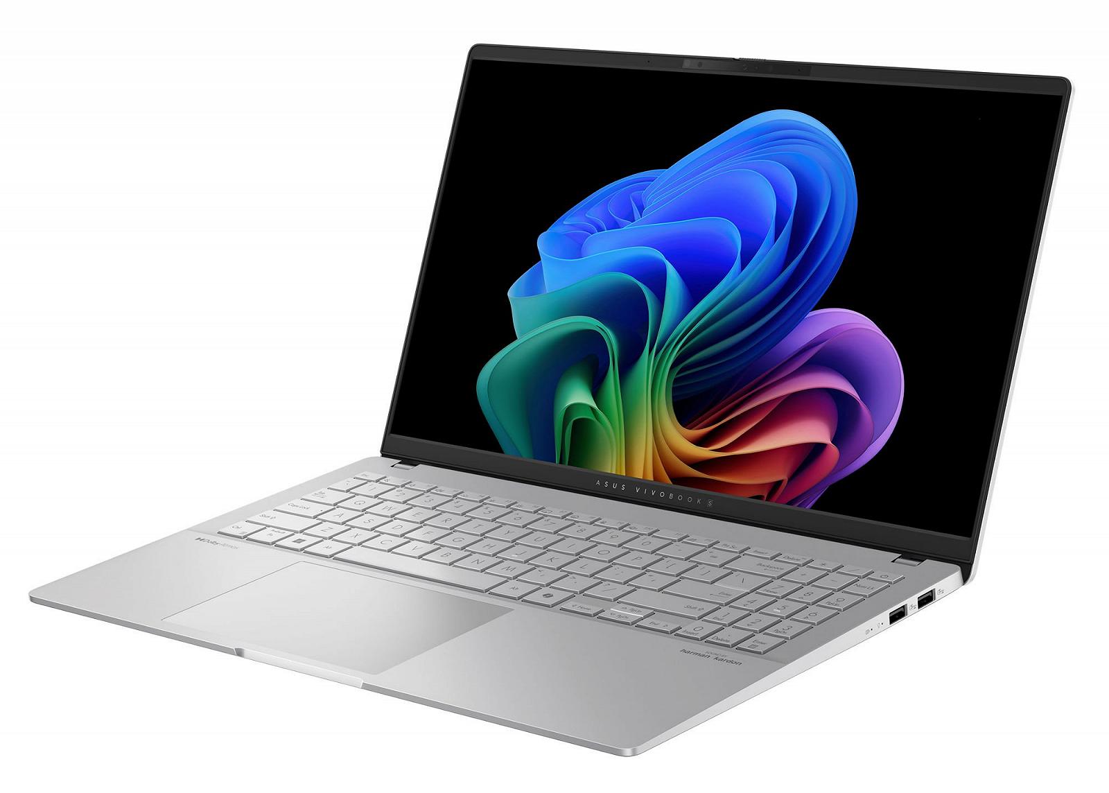 Ноутбук 15.6" Asus Vivobook S 15 OLED S5507QA-MA006W Qualcomm Snapdragon X Elite (X Elite X1E-78-100) RAM 16GB SSD 1TB 12год батарея Windows 11 Алюмінієвий корпус (UKR), фото №4