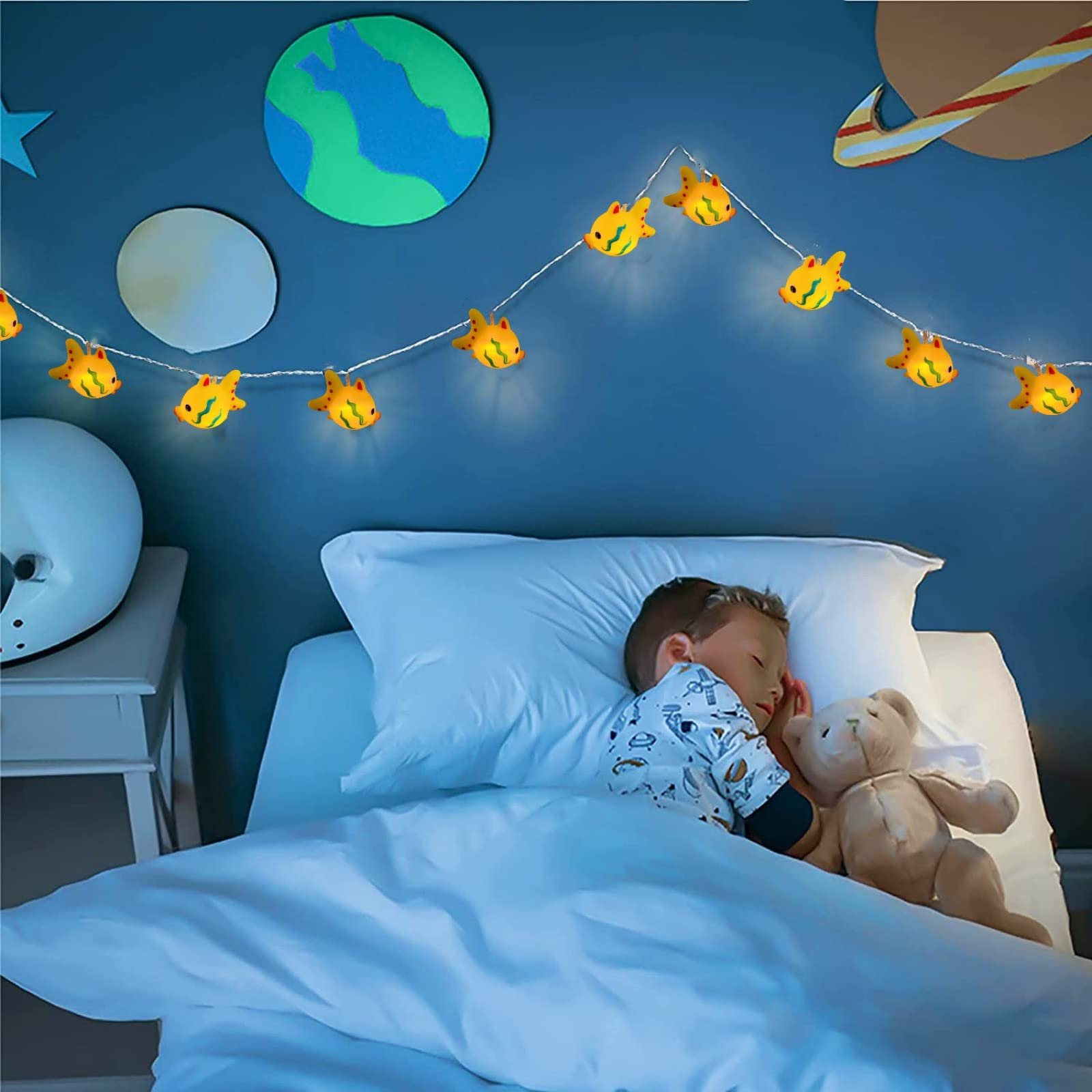 Гірлянда Riaxuebiy Групер, 1.65 м/10 LED, риба, фото №9