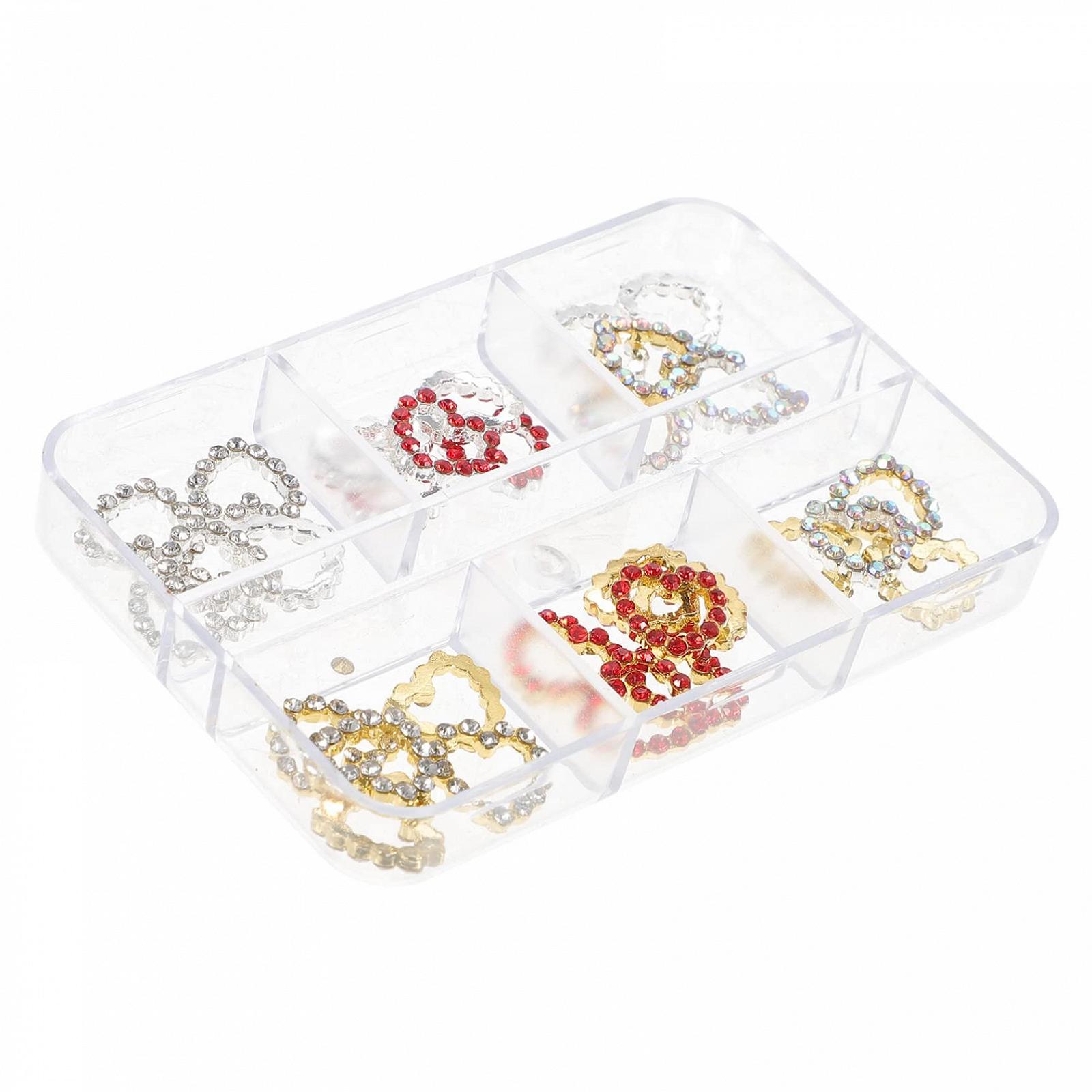 Украшения для ногтей Сердце FRCOLOR 120 шт., фото №7