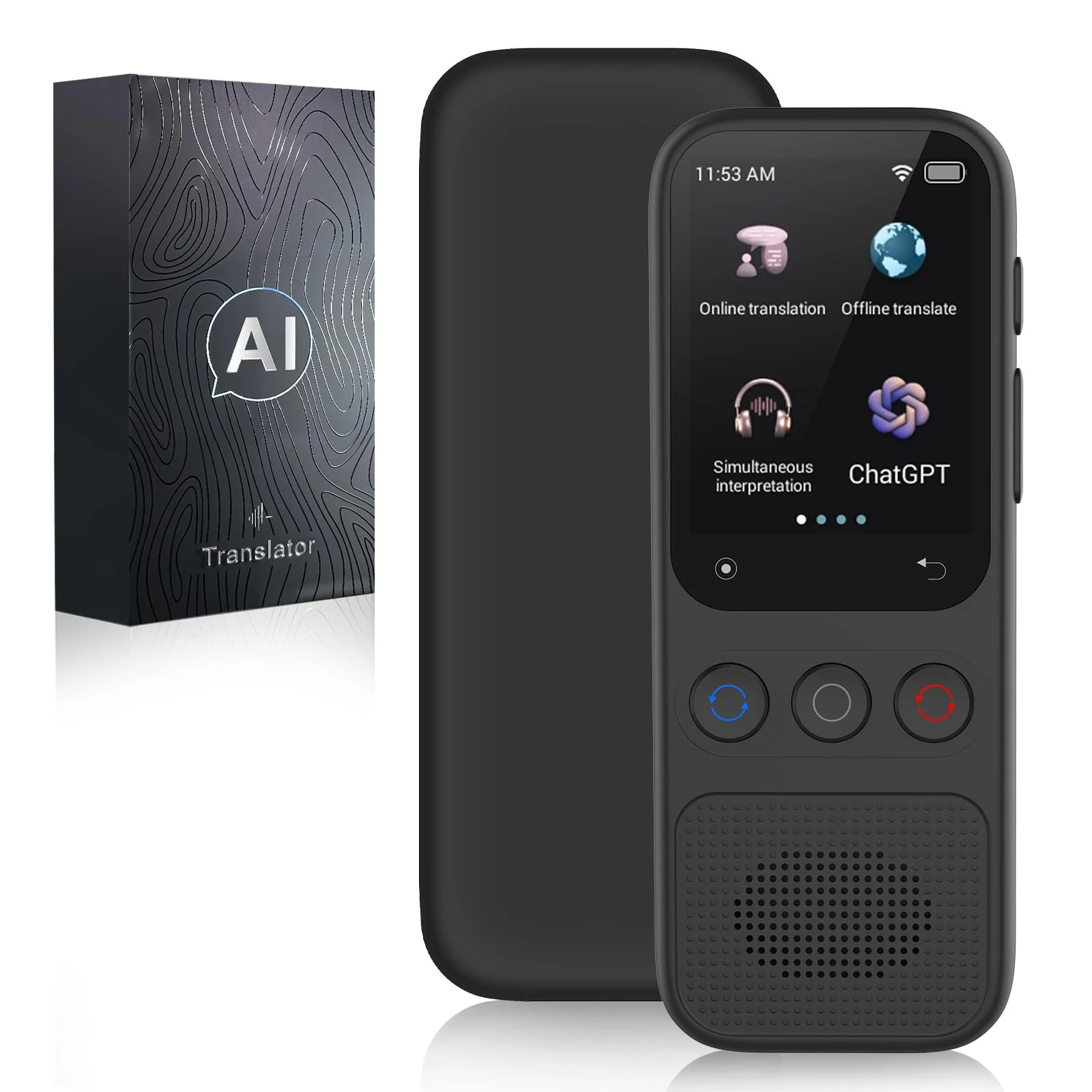 Пристрій для голосового перекладу, миттєвий без Wi-Fi, фото №1 Пристрій для голосового перекладу, миттєвий без Wi-Fi, фото №1