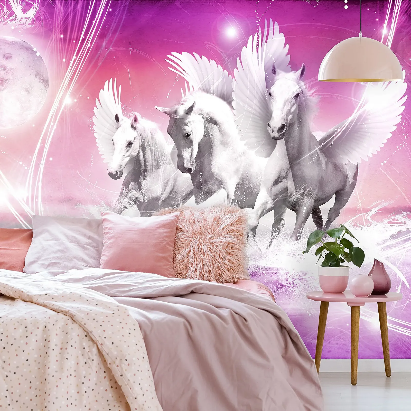 Фотообои флизелиновые для детской комнаты Pegasi 368 x 254 см 3D эффект Листья, фото №6