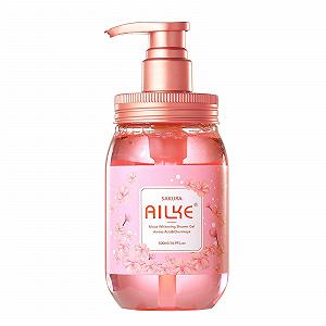 Гель для душу AILKE Sakura Moist Whitening зволожуючий відбілюючий 500 мл - Фото 1