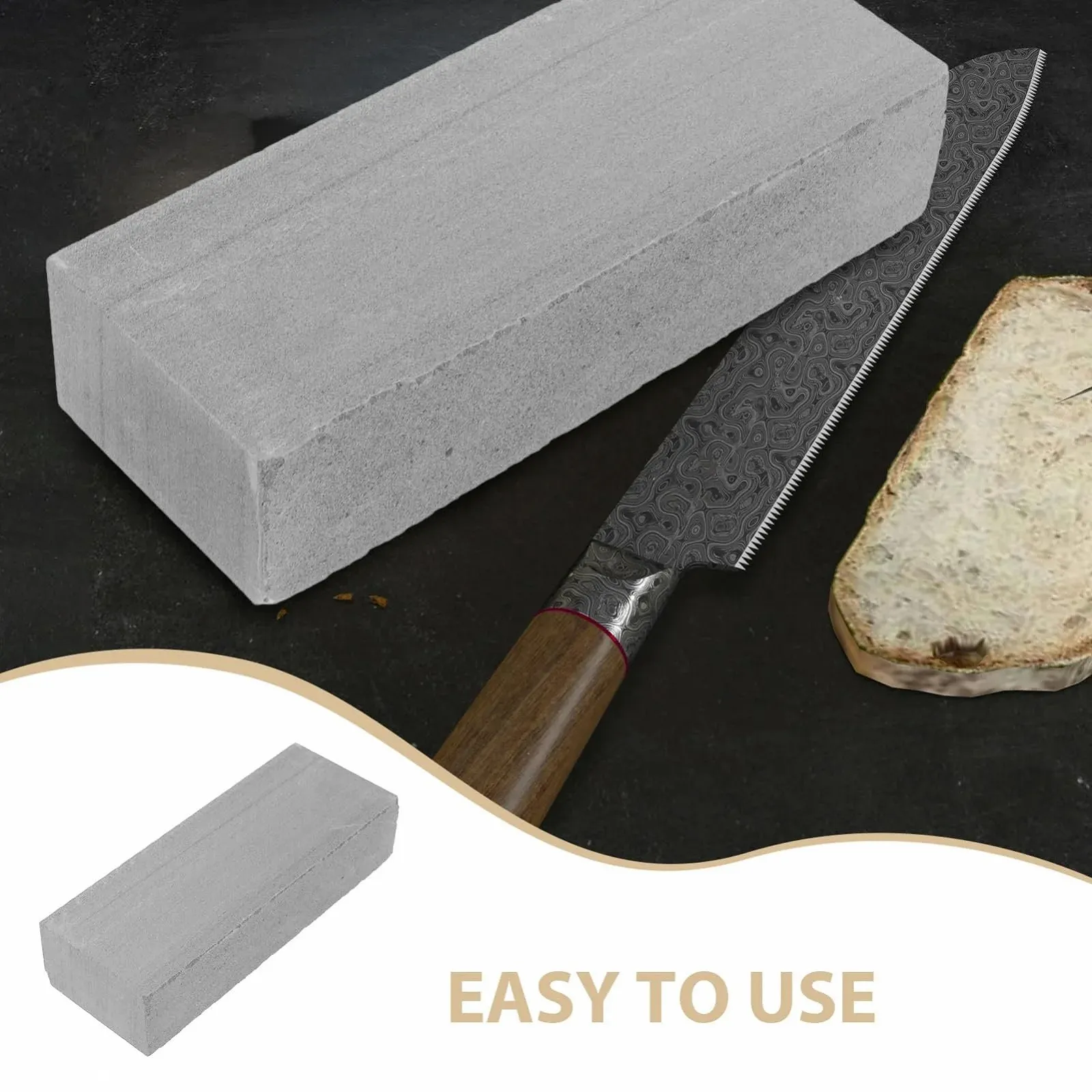 Точило для ножів HOMSFOU побутова точильний камінь для кухонного приладдя, фото №5