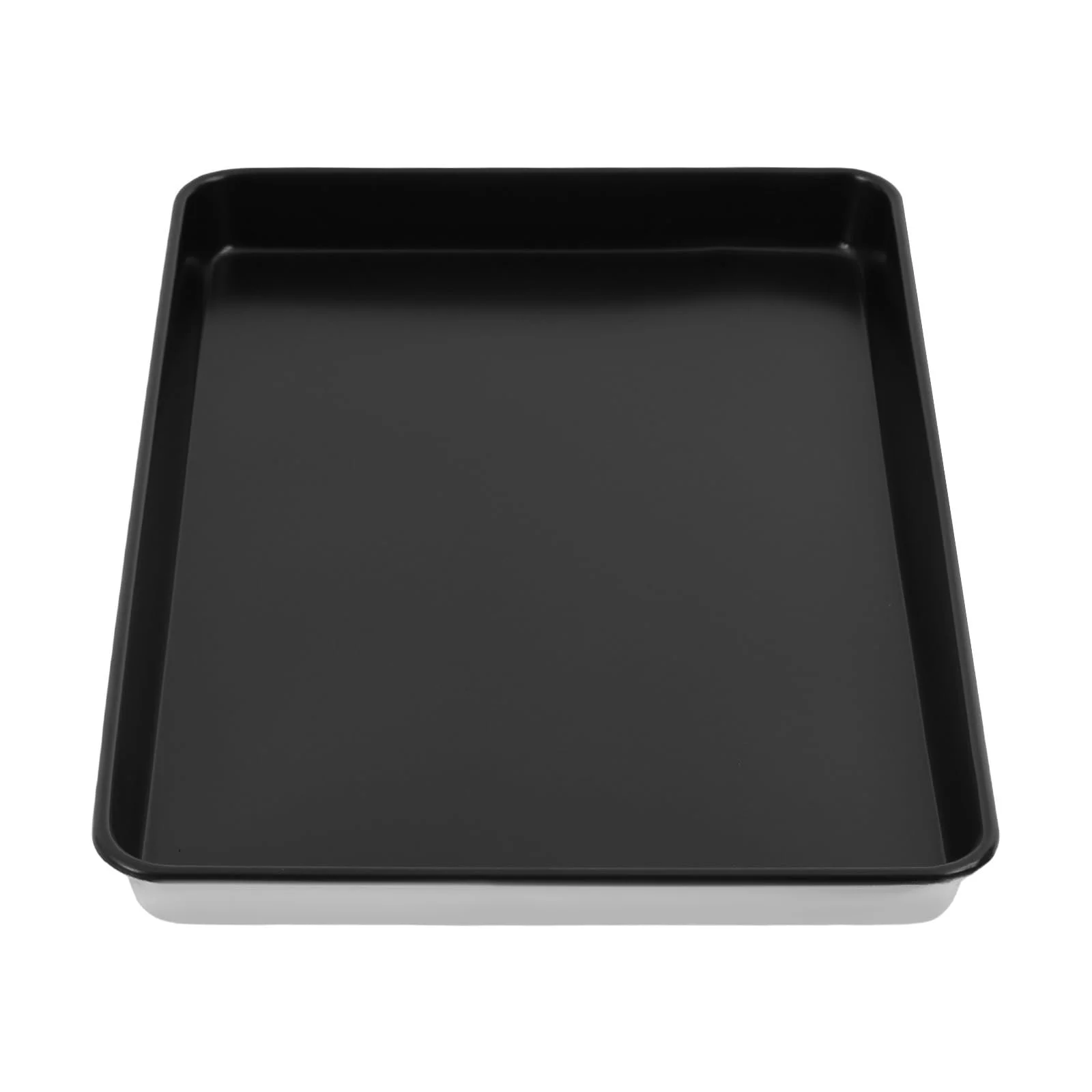 Деко для випікання прямокутне 60 x 40 x 5 см алюмінієвий сплав чорне, фото №8