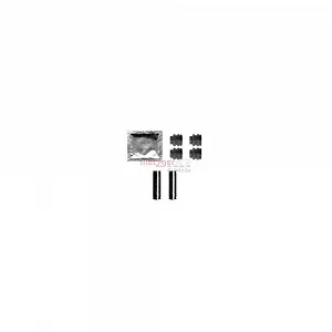 Комплект направляющих гильз, тормозной суппорт METZGER 113-1416X передняя ось - Фото 1