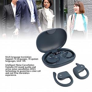 BT Перекладач Навушники Підтримує 144 мови, Сенсорне Керування synthetic.ua - Фото 1
