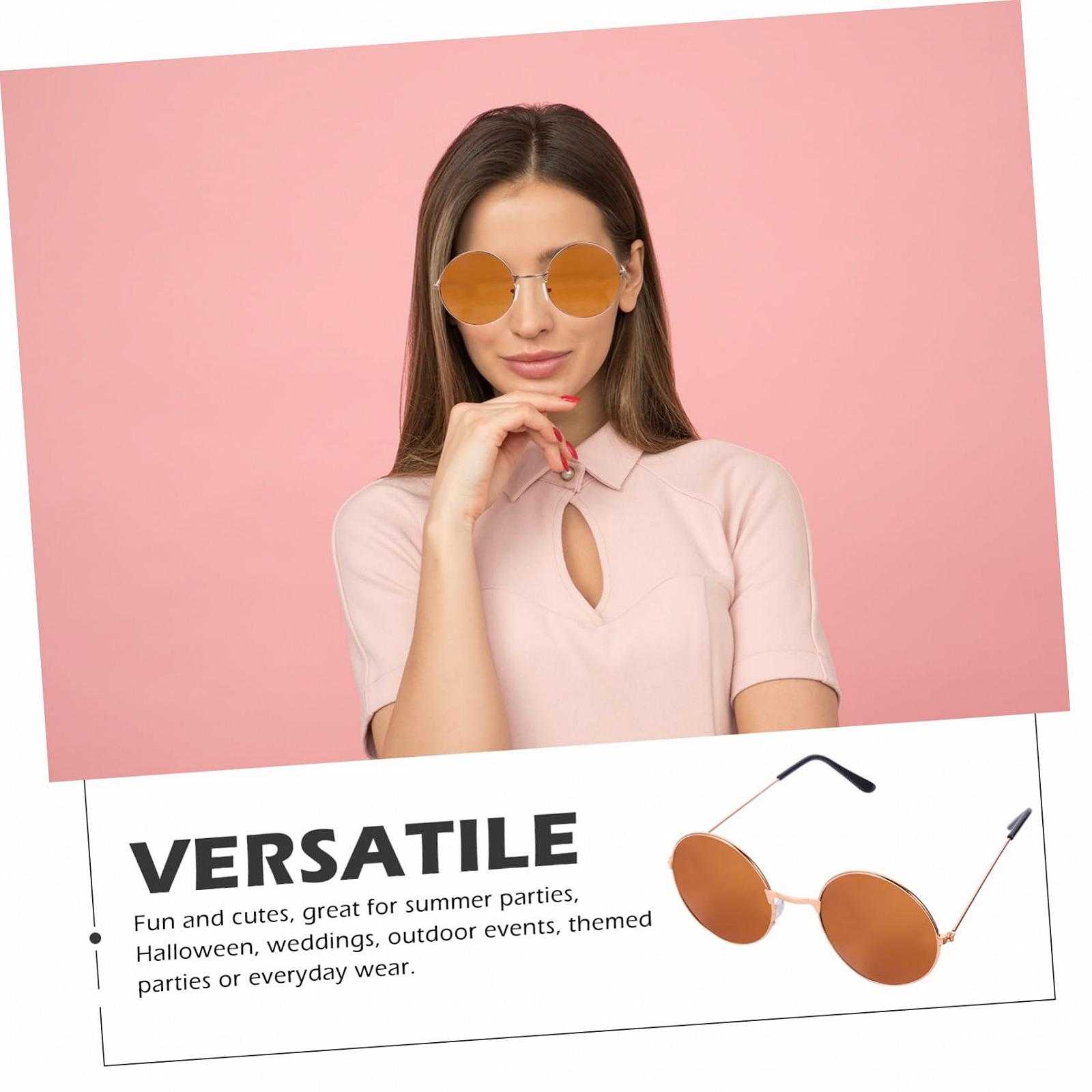 Набір круглих сонцезахисних окулярів PACKOVE, 30 шт, літні, фото №2