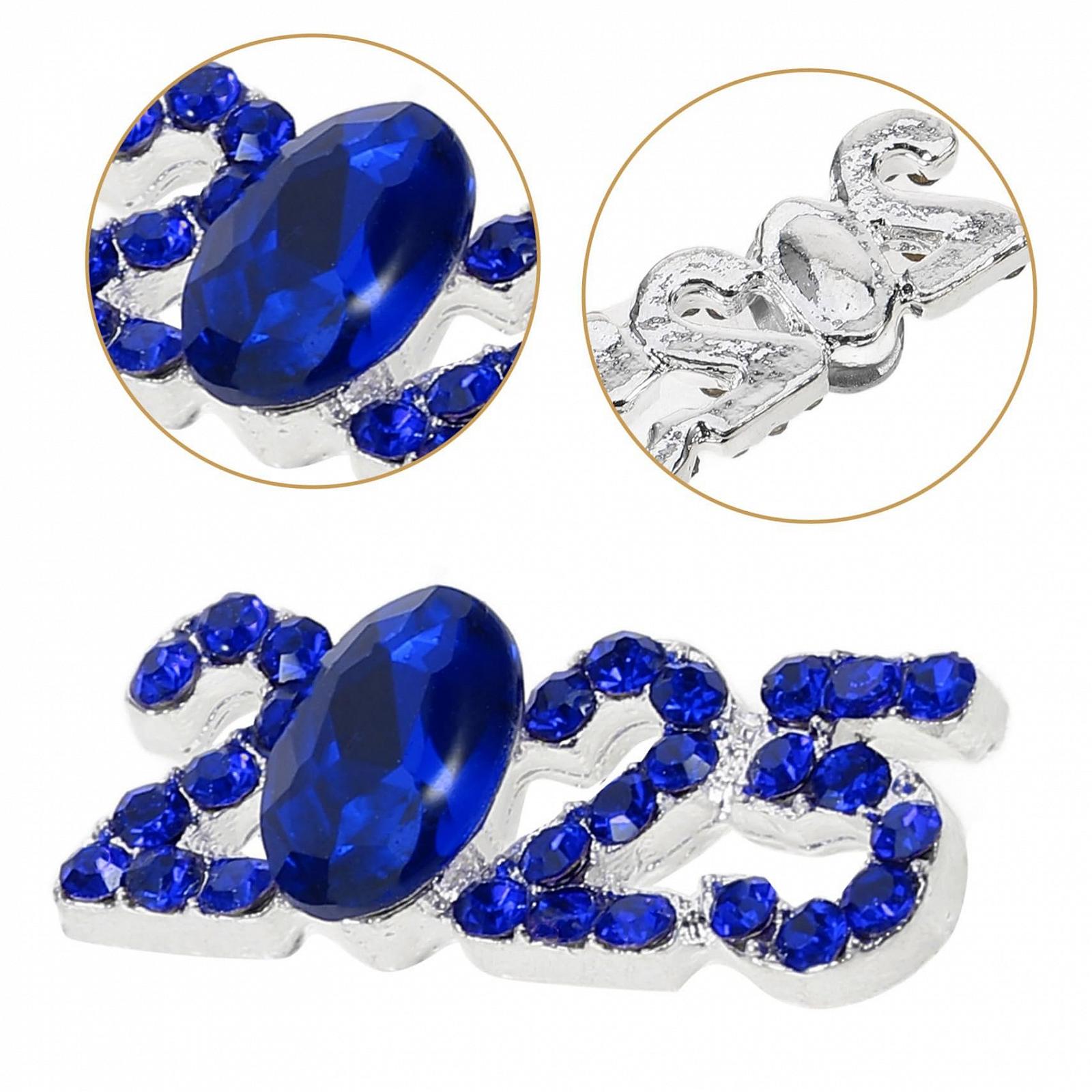 Украшения для ногтей COHEALI 2025, 10 шт., 3D подвески для маникюра в форме чисел, блестки и шармы, фото №5