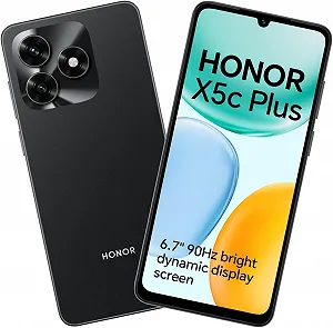 Купити Смартфон HONOR X5c Plus Dual SIM 4G 4 ГБ + 256 ГБ 6.74" 90 Гц 50 Мп 5130 мАг Android 15 Black - Фото 1 Смартфон HONOR X5c Plus Dual SIM 4G 4 ГБ + 256 ГБ 6.74" 90 Гц 50 Мп 5130 мАг Android 15 Black - Фото 1