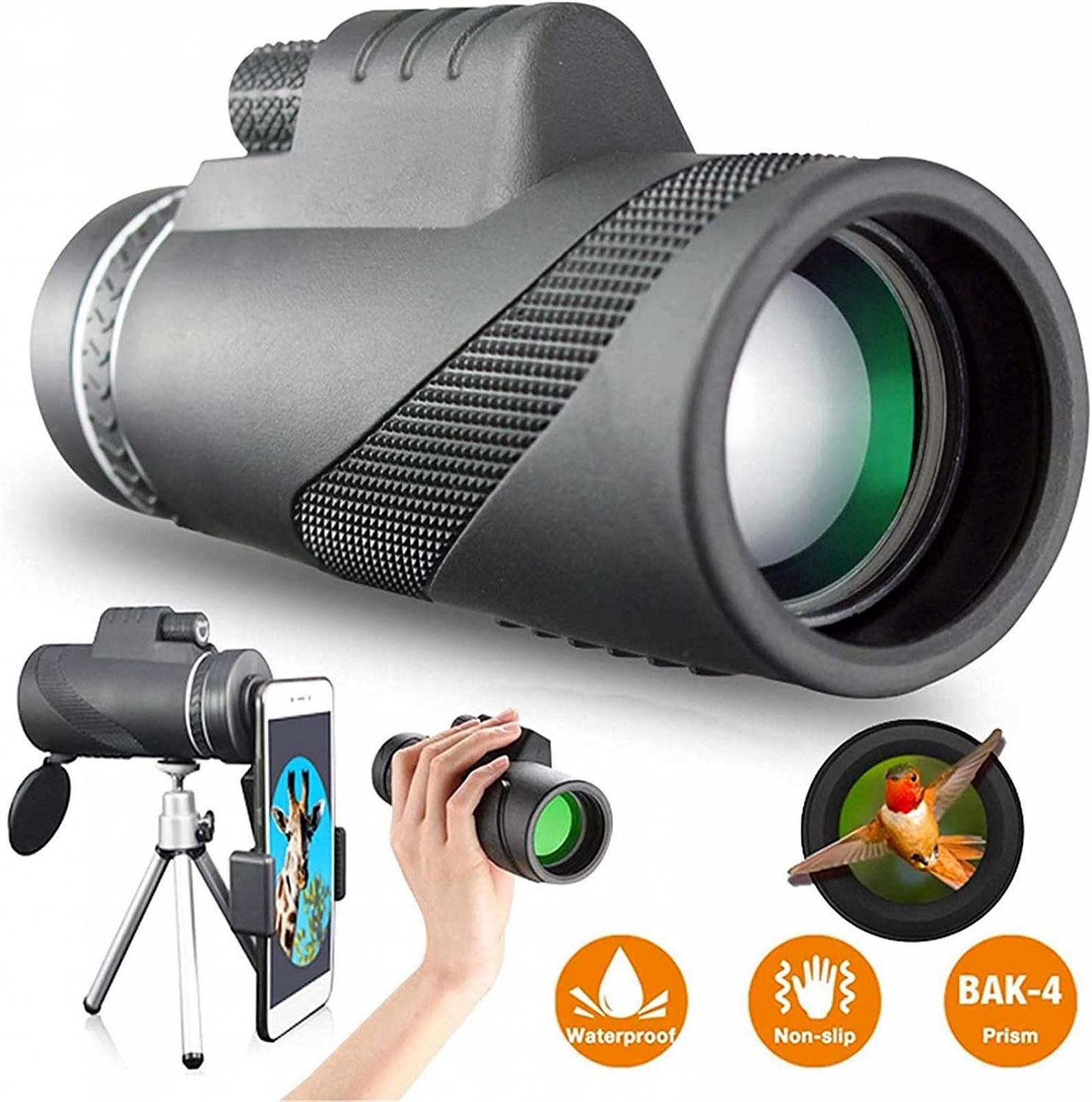 Монокуляр QHYTL HD Zoom с держателем штативом для плохих условий освещения для наблюдения за птицами, фото №4