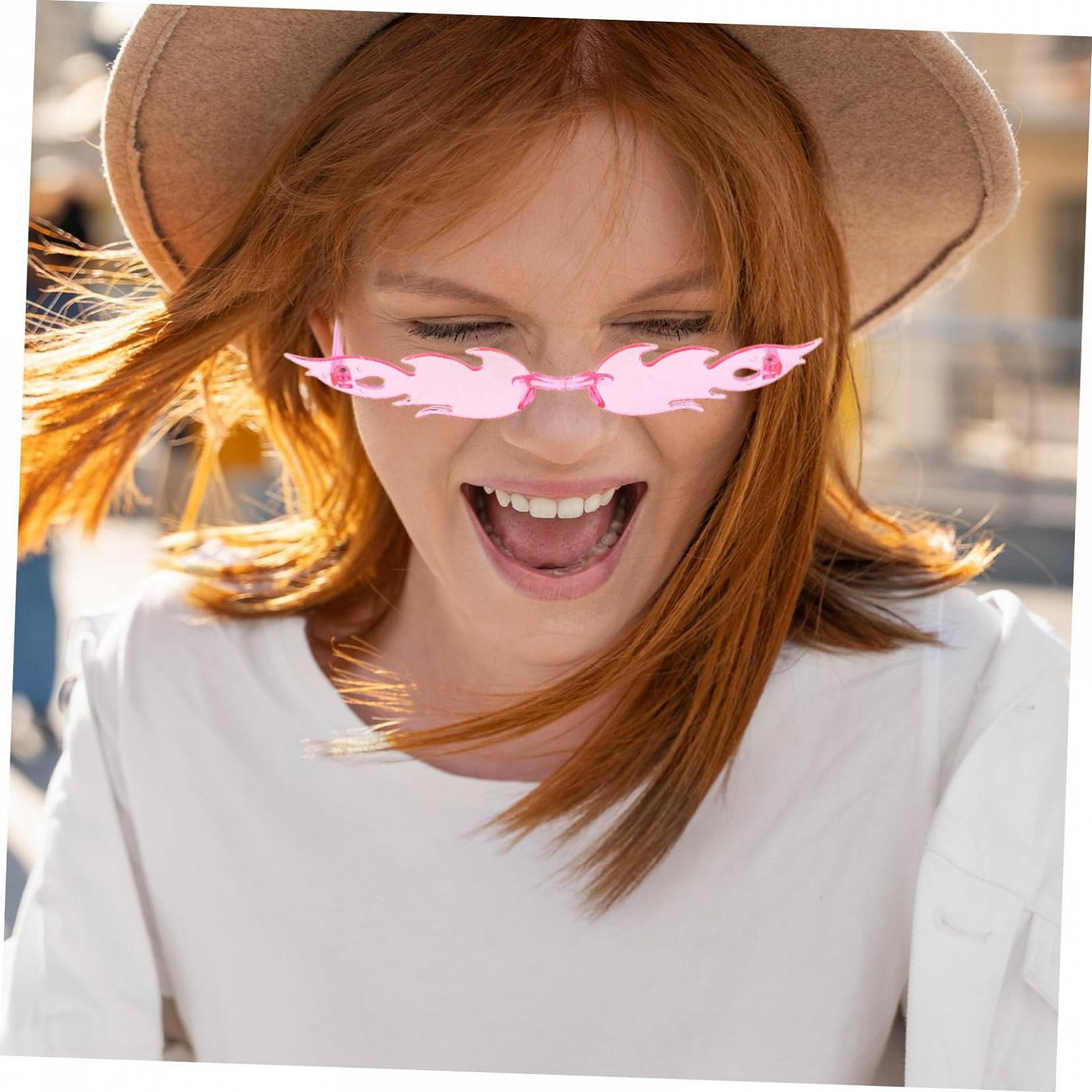 Сонцезахисні Окуляри Flammen Серце Рожевий, фото №6