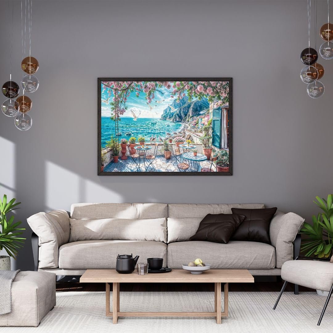 Пазл Schmidt Spiele 58884 Terrace by the Sea 1000 деталей, фото №7