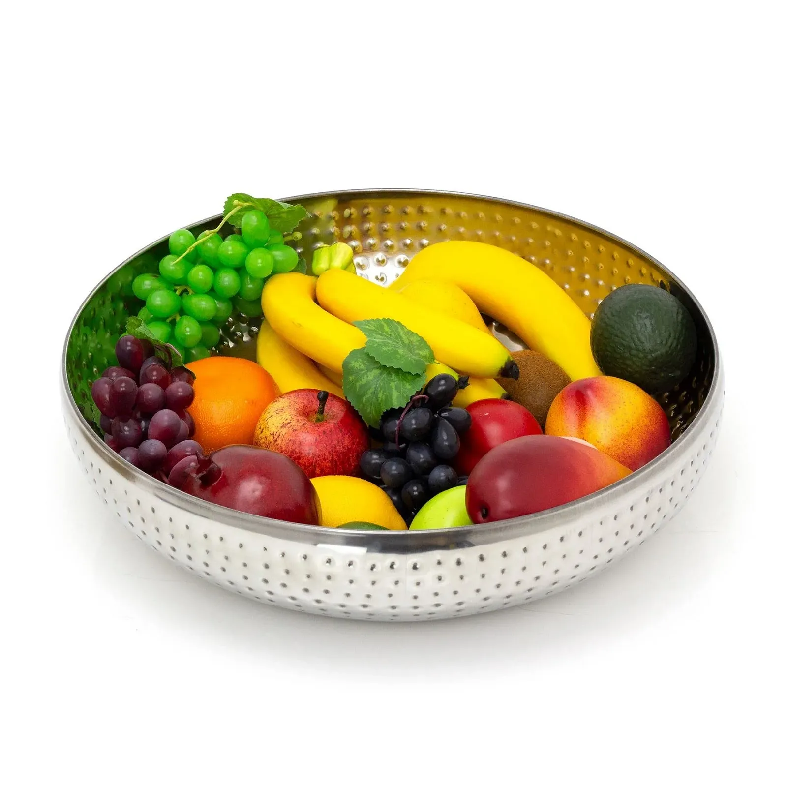 Миска Carousel Home Очень большая для фруктов Нержавеющая сталь 38 см, фото №1