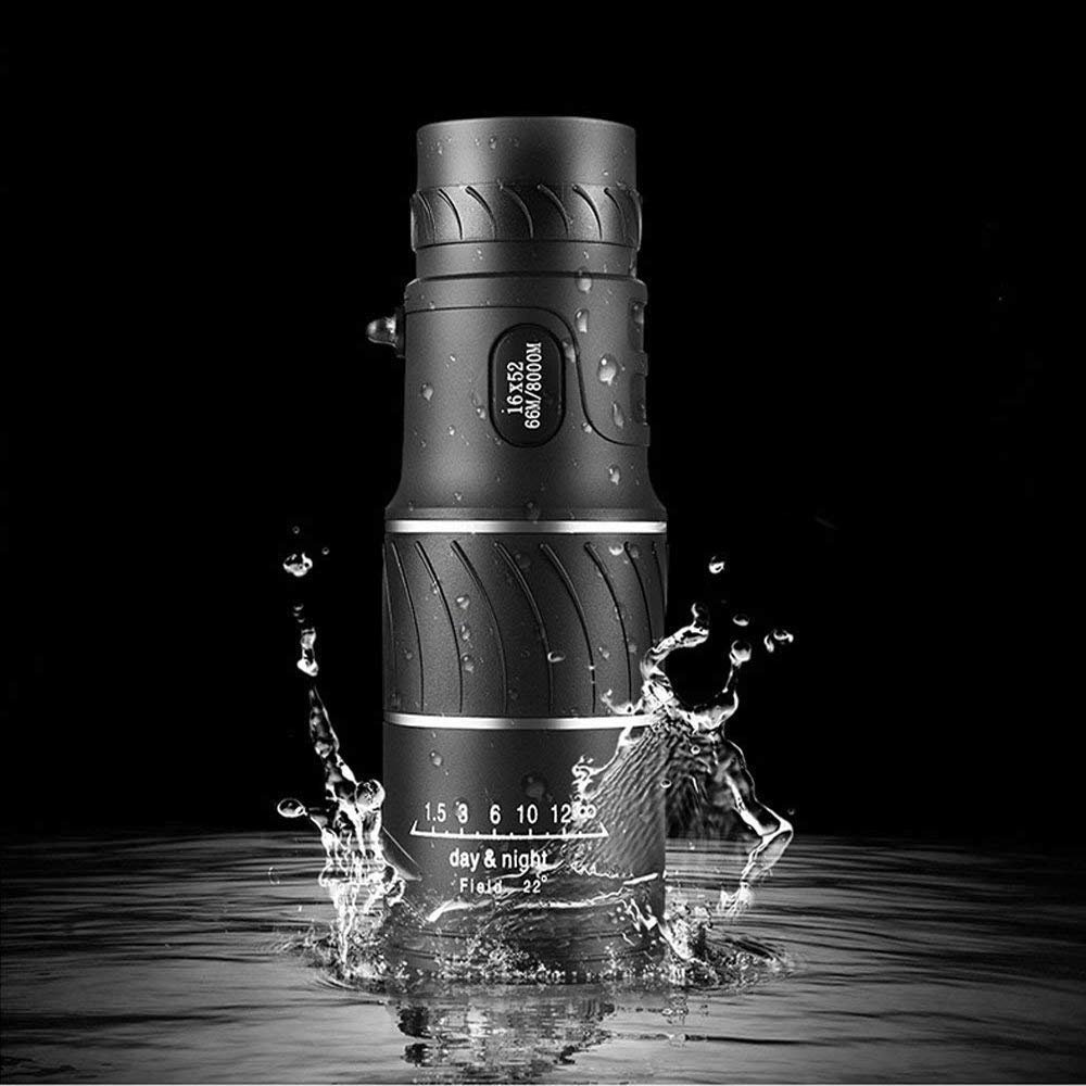 Монокуляр TAZYMKSD High Power 16 x 52 66 / 8000M пластик чорний, фото №5